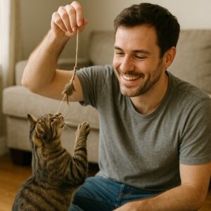 Spiel und Beschäftigung für Katzen